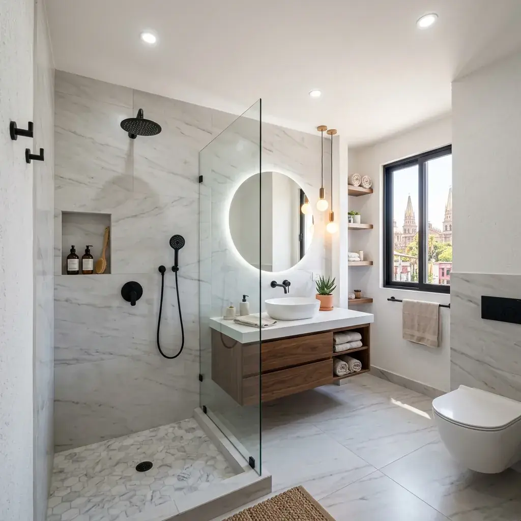 Pequeñas reformas en Huelva, alicatados de baño y tabiquería